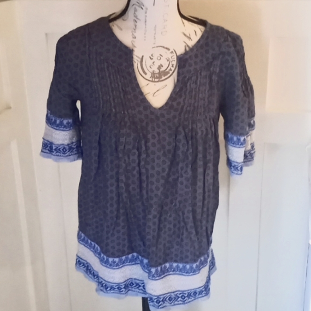 Gap Blue Tunic Top